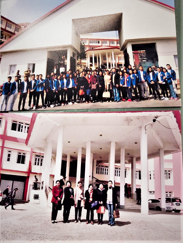 23rd February, 2019: Department of Political Science Educational Trip to Nagaland Legislative Assembly with 6th Semester Honours Students